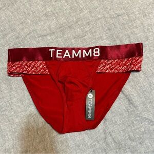 Teamm8 Red Gladiator Briefs Size XL New